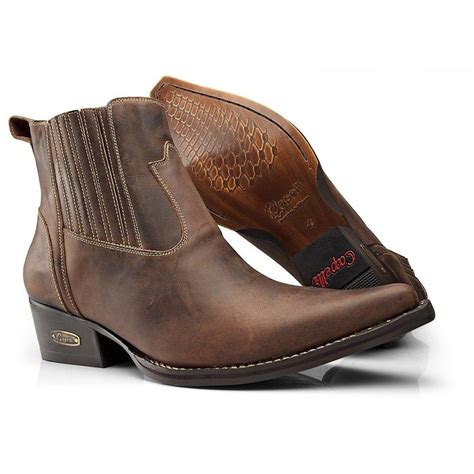 bota country masculina cano curto texana